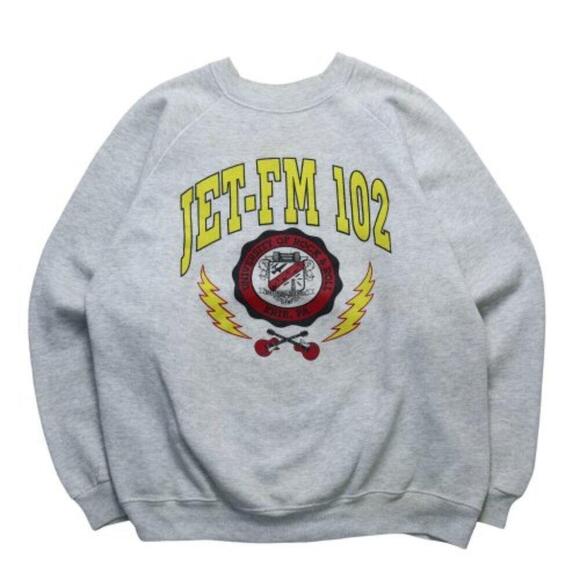 Other - Jet Fm 102 Sweatshirt Retro Grey